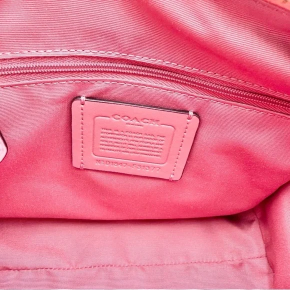 Coach Mini Bennett Satchel/Crossbody Bag in Salmon Pink NWT - Picture 8 of 9